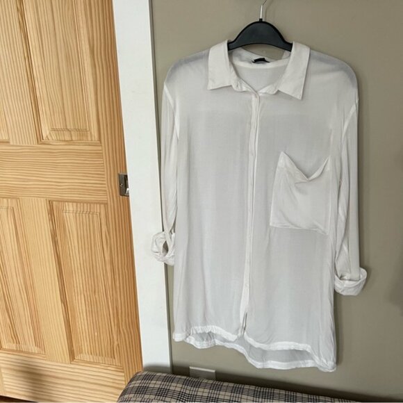 2 Pc Club Monaco Button Up Blouses Shirts Small - Picture 9 of 15